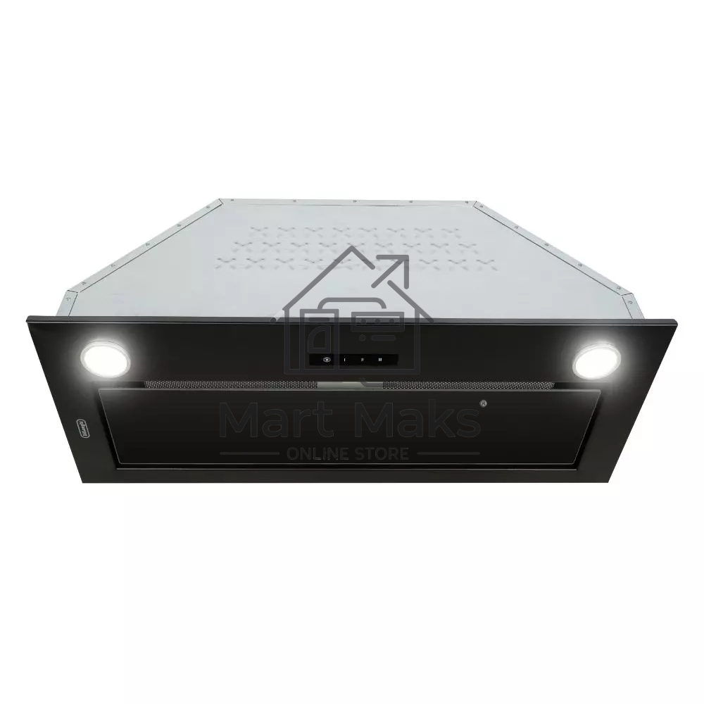 Вытяжка встраиваемая DeLonghi Cosetta 710 NB черная, 70 см, 1200 куб. м/ч, 63 дБ