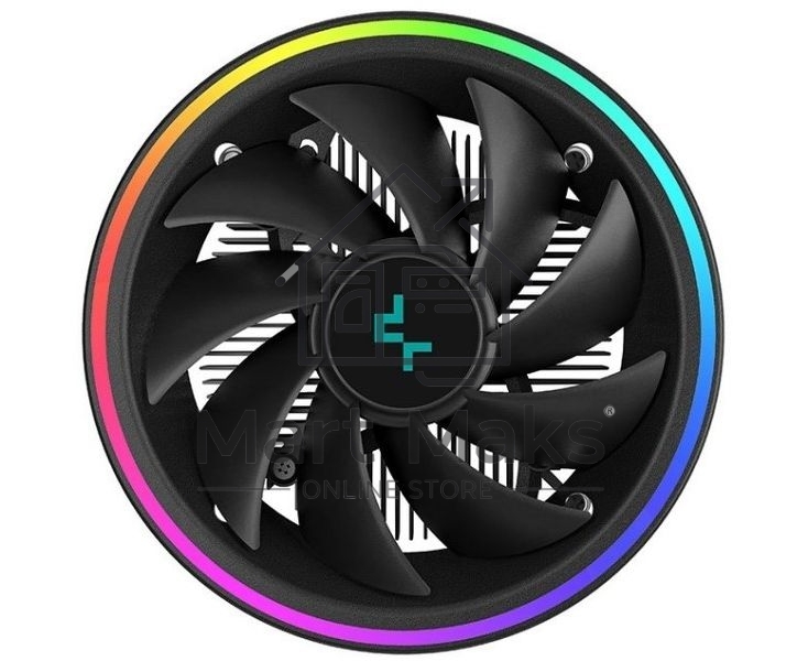 Кулер для процессора DEEPCOOL UL551 черный, 136 мм, алюминий, 1800 об/мин, 26.8 дБ, 4 pin, 95 Вт, 71 мм