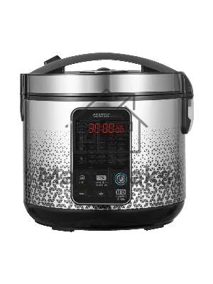 Мультиварка Centek CT-1499 (черный/сталь) 900Вт, 5.0л, 25 программ, мультиповар, антиприг. покрытие
