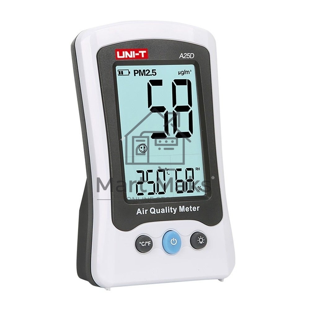 Измеритель качества воздуха UNI-T A25D может использоваться в домах, офисах, отелях, школах, фабриках, больницах, ресторанах и других общественных местах, точность +-1C