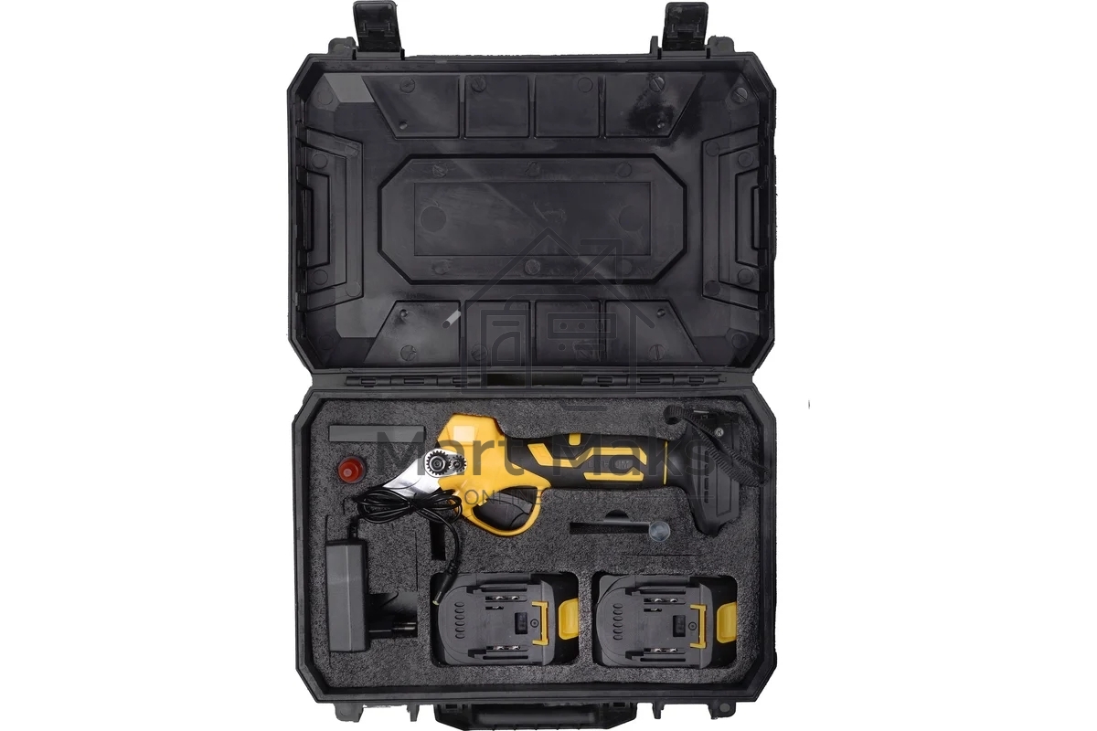 Аккумуляторный секатор Huter CP-20Li-2K EA+ (в комплекте с 2-мя АКБ и ЗУ)