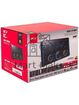 Автомагнитола ACV ADX-211BM 2DIN 4x50Вт