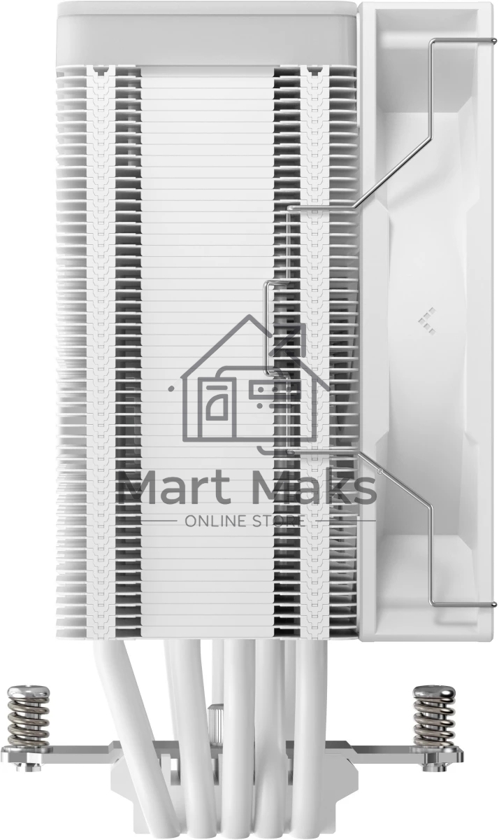 Кулер для процессора DEEPCOOL AG500 WH ARGB V2 белый 120мм алюминий+медь 1850rpm 29.4db 4-pin 240W 155мм