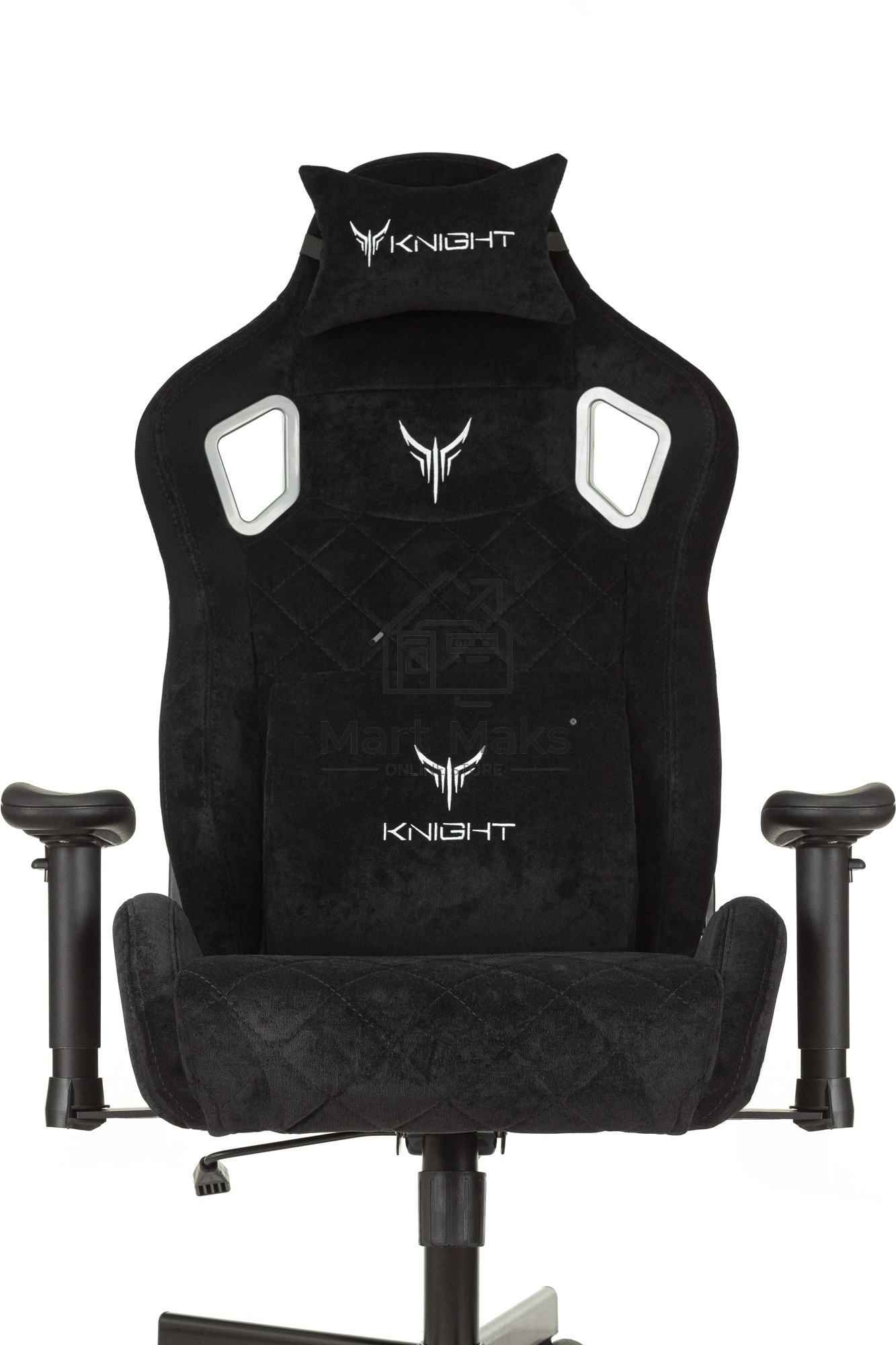 Кресло игровое Бюрократ Knight Outrider Light-20 черный с подголов. крестовина металл