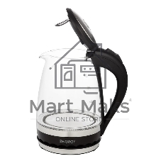 Чайник Energy E-279 1.5 л,стекло,черный