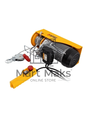 Тельфер электрический Denzel TF-1200, 1.2 т, 1800 Вт, высота 12 м, 8 м/мин