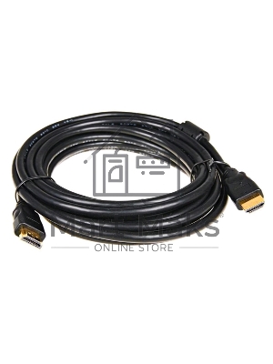 Кабель HDMI/DVI 5bites APC-014-150 HDMI M/HDMI M V1.4b, высокоскоростной, ethernet+3D, зол.разъемы, ферр.кольца, 15м.