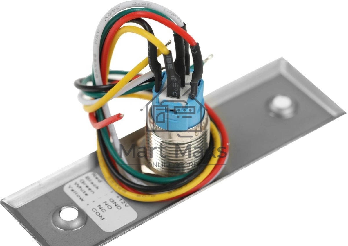 Кнопка выхода Tantos TDE-02 Light (00-00017678) серебристый