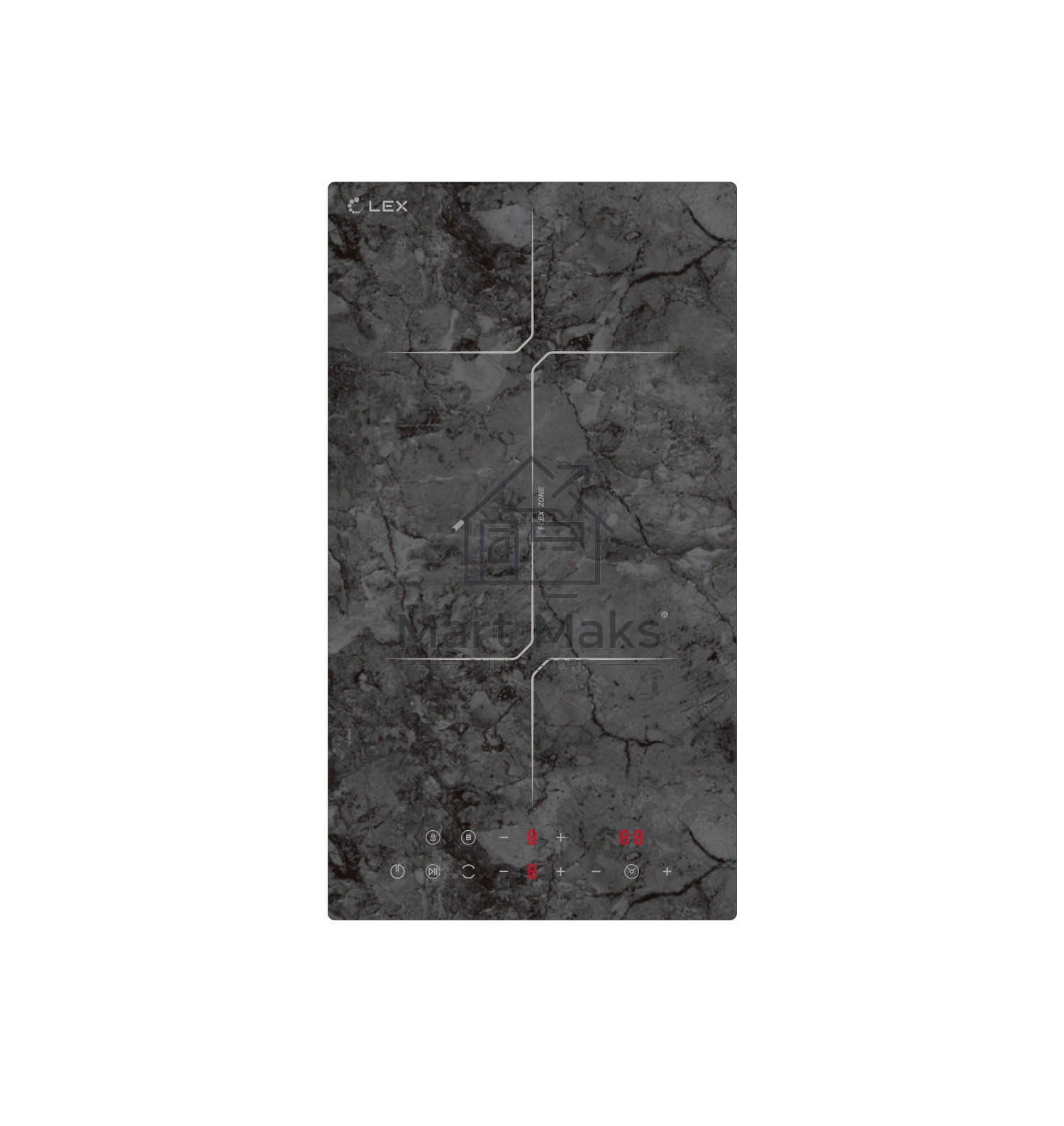 Индукционная варочная панель LEX EVI 320 F DS независимая, серый