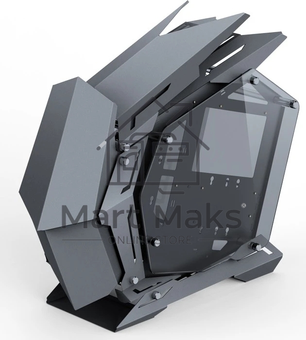 Компьютерный корпус JONSBO MOD-3 Mini Gray без БП, боковые панели из закаленного стекла, mini-ITX, micro-ATX, серебристый