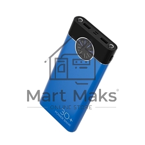 Портативный аккумулятор More choice (4610196406775) PB40-30 30000mAh Blue
