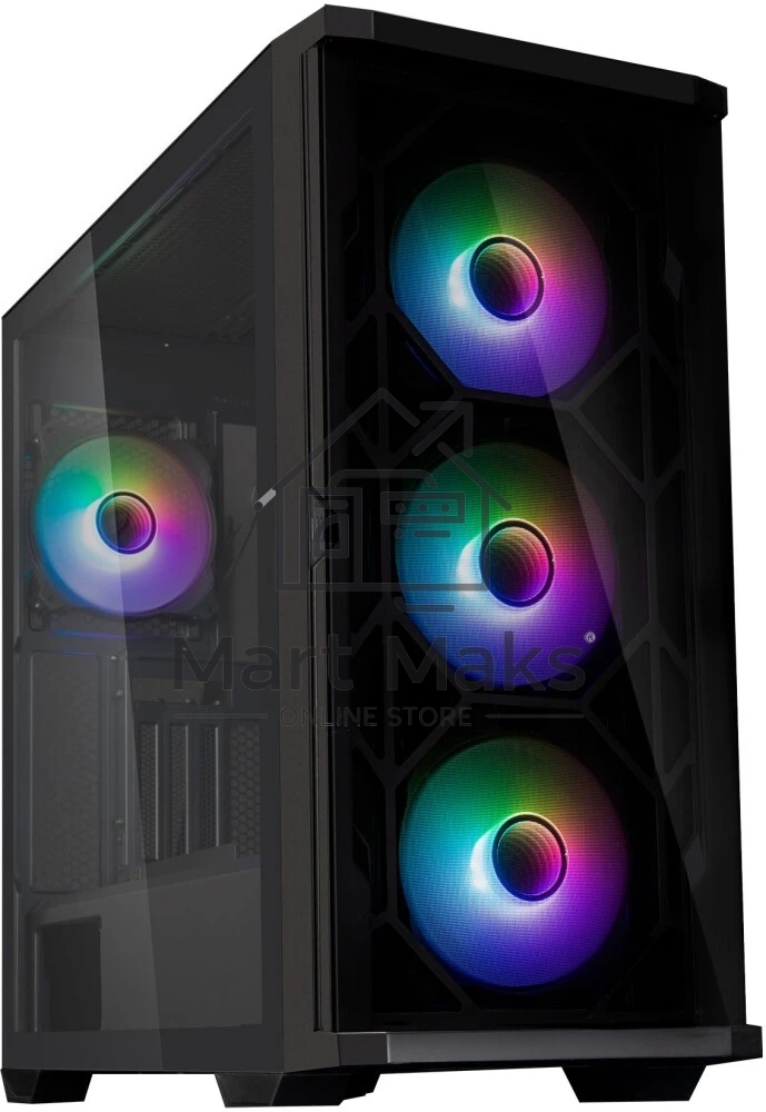 Компьютерный корпус ZALMAN Z10 DUO, ATX, BLACK, WINDOW, 2x3.5