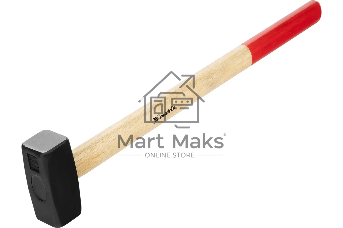 Кувалда Matrix 11029 3000 г, кованая головка, деревянная рукоятка 700 мм