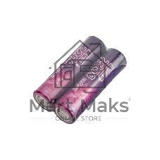 Аккумулятор 18650 Li-ion 2200мА.ч без защиты высокотоковый низкая шляпка (уп.2шт) КОСМОС KOC18650Li22UL20CS2