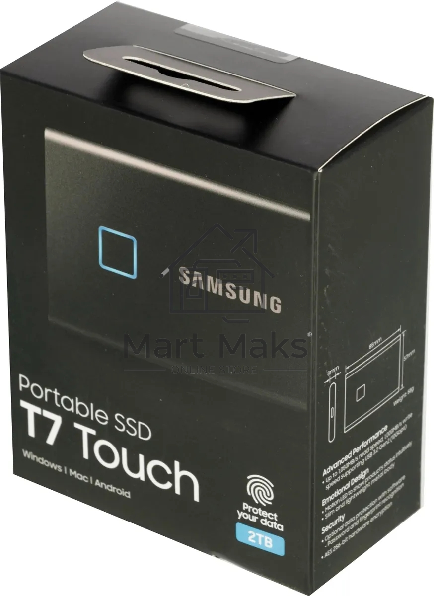 Накопитель SSD Samsung USB 2Tb MU-PC2T0K/WW 1.8