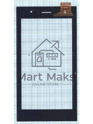 Сенсорное стекло (тачскрин) для Asus 5495N FPC-1, черное