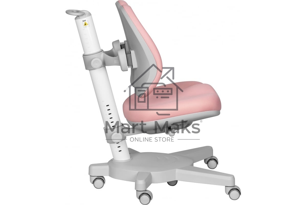 Кресло детское Cactus CS-CHR-3604PK розовый крестов. пластик серый