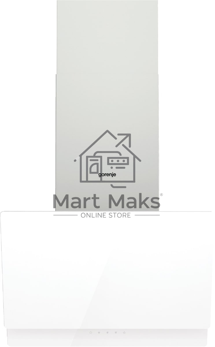 Вытяжка наклонная Gorenje WHI649EXGW белый, 60 см, 608 куб. м/ч, 63 дБ