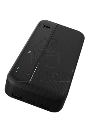 Портативный аккумулятор MORE CHOICE (4620202552914) PB25-20 20000mAh 2USB+Type-C+1micro USB 2.0A, черный