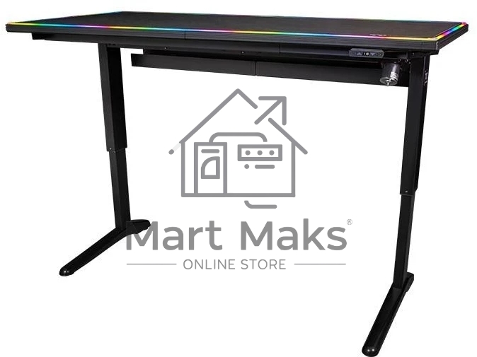 Стол игровой Thermaltake Gaming Desk Level 20 BattleStation Black, Electric,RGB, none Black, Electric,RGB, none