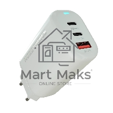 Сетевое зарядное устройство MORE CHOICE NC79a 1USB+2Type-C 3.0A PD 65W быстрая зарядка для Type-C 2м белый