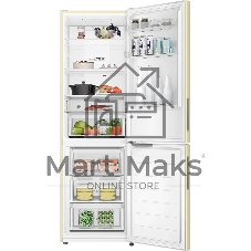 Холодильник Haier CEF536CCG бежевый двухкамерный 240/105 л морозилка снизу, No Frost