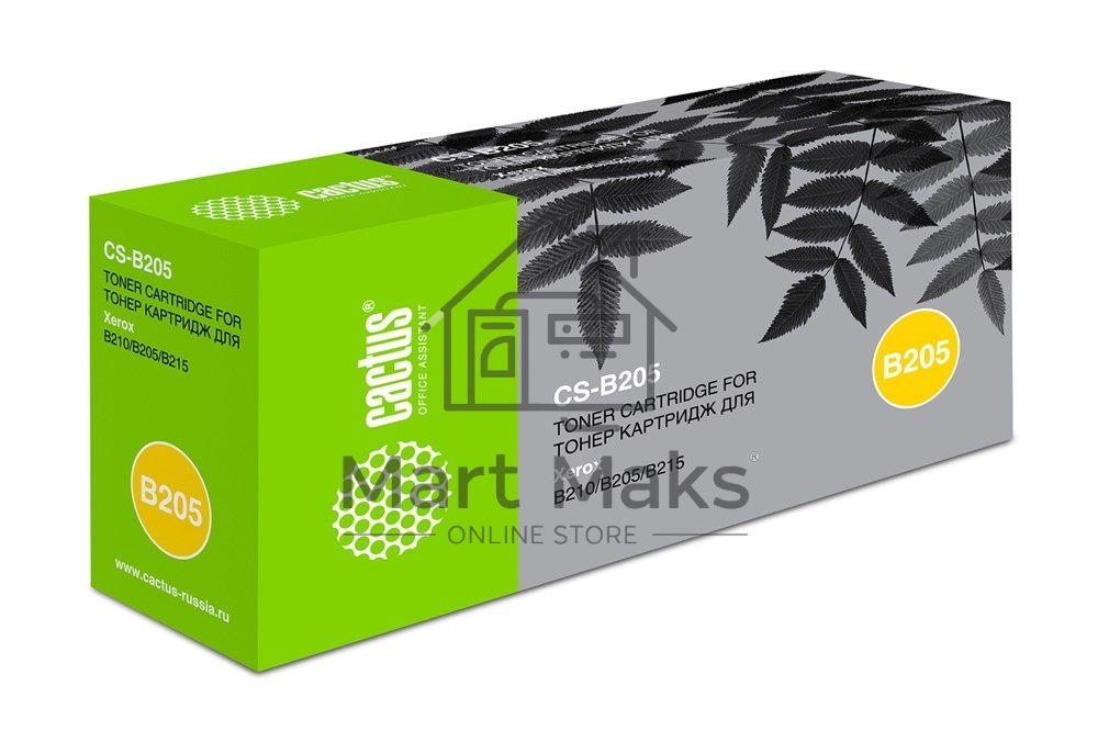 Картридж лазерный Cactus CS-B205 (106R04348) черный (3000 стр.) для Xerox B205/210/215