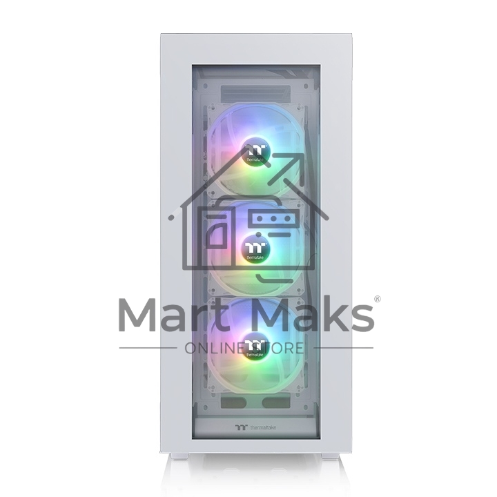 Компьютерный корпус Thermaltake Divider 500 TG Snow ARGB CA-1T4-00M6WN-01 White/Win/SPCC/Tempered Glass*4/120mm ARGB Fan*3/120mm Standard Fan*1 (527897)