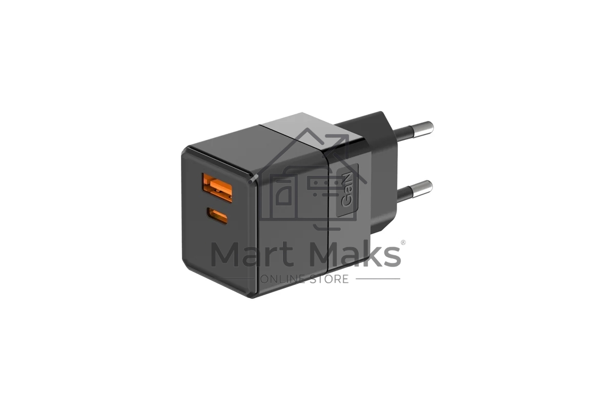 Сетевое зарядное устройство с двумя портами USB-A и USB-C, 35Вт Rexant