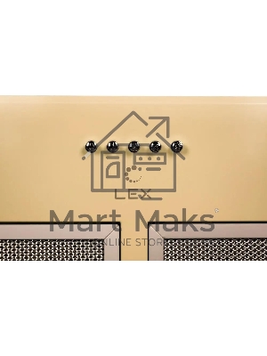 Вытяжка встраиваемая LEX GS Bloc P 900 слоновая кость управление: кнопочное (1 мотор)