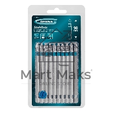 Бита Gross PH2х90мм, сталь S2, шестигр., 10 шт.