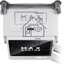 Жидкостная система охлаждения ASUS MAX GAMING LC 360 ARGB LCD WHT белый, алюминий/медь, 2500 об/мин, 35.5 дБ, 4 pin