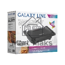 Гриль электрический Galaxy Line GL 2977, черный, механическое управление, 1800 Вт