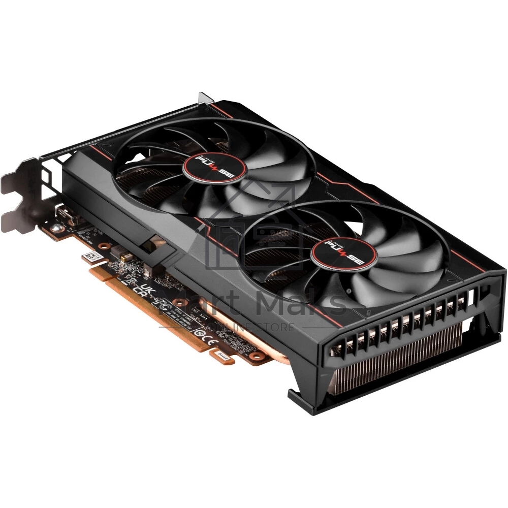 Видеокарта Sapphire RX6500XT Gaming OC Pulse 11314-07-20G AMD Radeon RX 6500XT 4Gb 64bit GDDR6 PCI-E 4.0 2685/18000 HDMIx1 DPx1 HDCP Ret