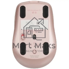 Мышь беспроводная/проводная Logitech MX Anywhere 3S розовый, 8000 dpi, радиоканал, Bluetooth, USB, кнопки - 6