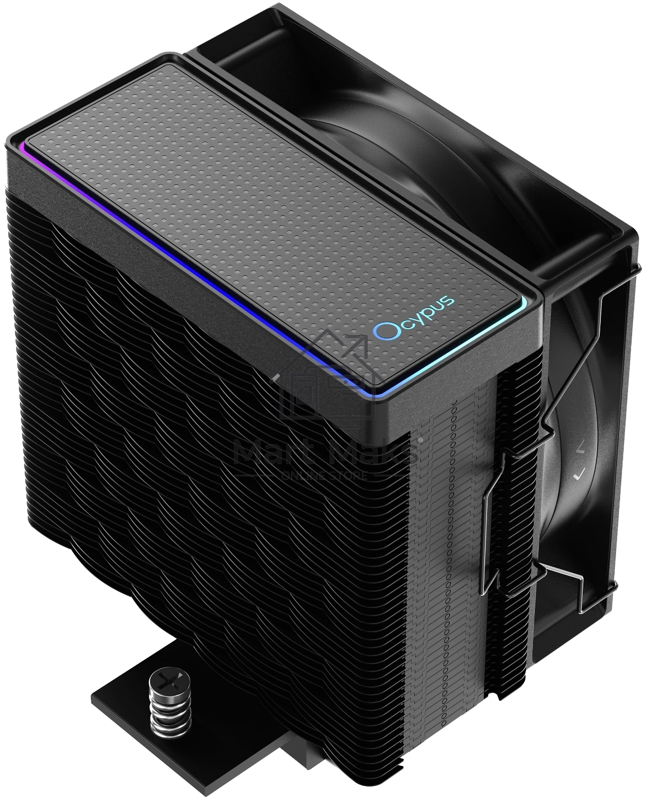 Кулер для процессора Ocypus Gamma A40 BK ARGB черный 100мм алюминий+медь 2400rpm 29.5db 4-pin 200W 133мм