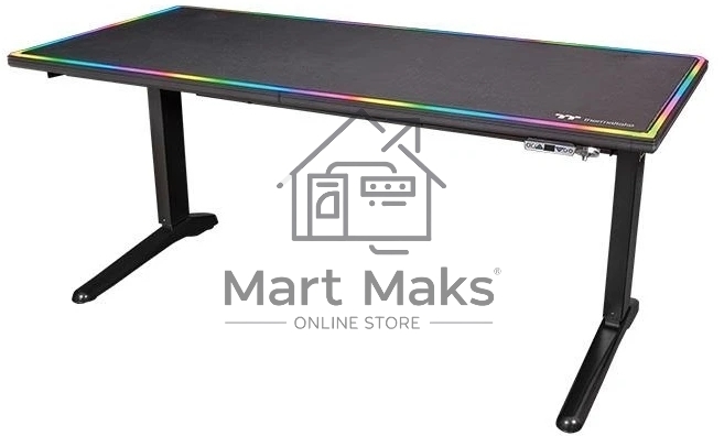 Стол игровой Thermaltake Gaming Desk Level 20 BattleStation Black, Electric,RGB, none Black, Electric,RGB, none