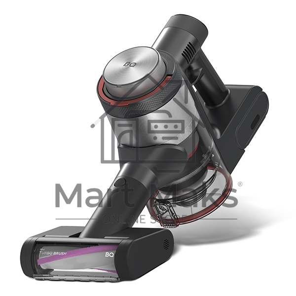 Пылесос вертикальный BQ VCA1005W Aqua Pro PREMIUM серый, питание от аккумулятора, 220 Вт, уборка сухая/влажная, пылесборник 0.5 л