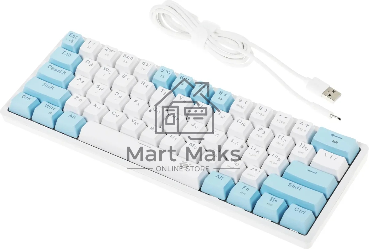 Клавиатура Defender Amox GK-585 проводная, USB Type-A, белый