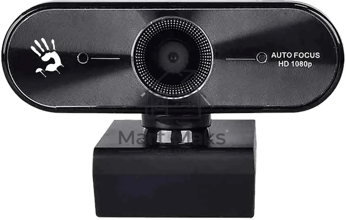 Веб-камера Bloody Gaming 1920x1080, 30 кадр/с, USB Type-A, микрофон (шумоподавление), автоматическая фокусировка, универсальное крепление