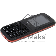 Мобильный телефон teXet TM-130 черный-красный