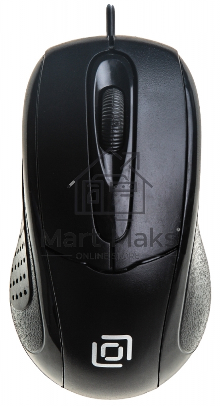 Мышь проводная Oklick 305M черный, 1000 dpi, USB, кнопки - 3