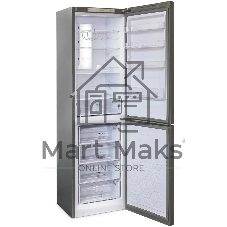 Холодильник Бирюса Б-I980NF нержавеющая сталь двухкамерный 240/130л морозилка снизу, No Frost