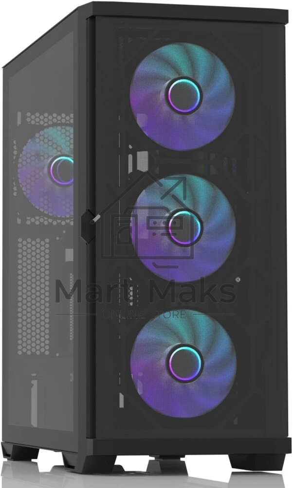 Компьютерный корпус ZALMAN Z10 DUO, ATX, BLACK, WINDOW, 2x3.5