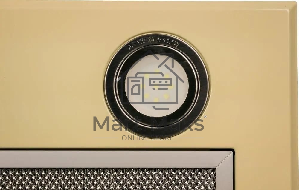 Вытяжка встраиваемая LEX GS Bloc P 900 слоновая кость управление: кнопочное (1 мотор)