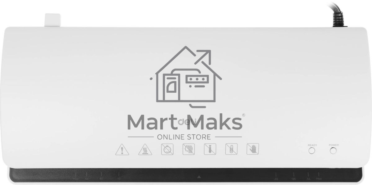 Ламинатор Deli 3897, A4 Film width: A4Laminate speed: 250мм/min  Film range: 70-125mic Thickness: about 3min