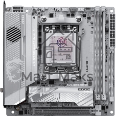 Материнская плата MSI MPG X870I EDGE TI EVO WIFI, AM5, AMD X870, 2xDDR5 (до 128 ГБ), 2xSATA, 3xM.2 (1xPCIe 5.0, 2xPCIe 4.0), 1xPCIe 5.0 x16, 1xHDMI, 1x5Gb LAN, Wi-Fi 7, Bluetooth 5.4, 2xUSB-C 40Gbps (USB4), 1xUSB-C 10Gbps, 5xUSB-A 10Gbps, 3x3.5 мм + S/PDIF оптический, 7.1, белый/серебристый, Mini-ITX