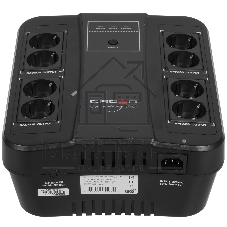 Источник бесперебойного питания CMUS-255 EURO SMART/650 ВА/390 Вт/8 х CEE 7 (евророзетка)