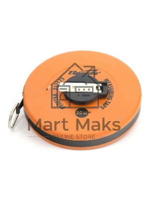 Рулетка геодезическая, 20 м х 12,5 мм, лента ПВХ, закрытый круглый корпус Sparta