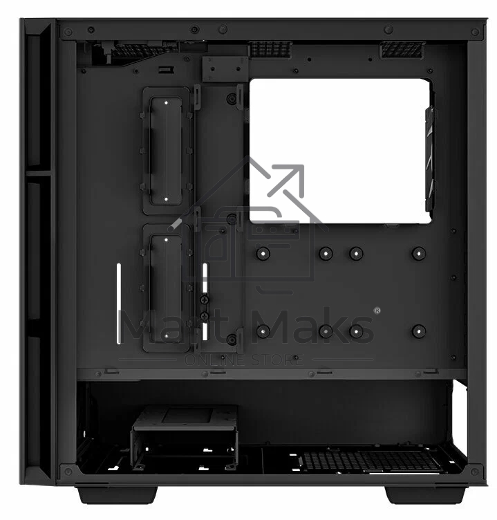 Компьютерный корпус DeepCool CH560 Digital черный (R-CH560-BKAPE4D-G-1) (ATX, без БП, 2хUSB, с окном)